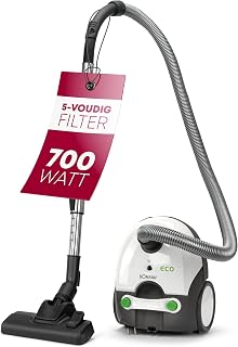 Bomann BS9019CB - Stofzuiger met Zak - 700 Watt - RVS Telescoopbuis - Microfilter - Wit/Grijs