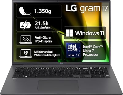LG Gram 17Z90S-G Intel Core Ultra 7 155H Laptop 43.2 cm (17") WQXGA - outlet/retourdeal