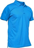 KEFITEVD Mannen Sneldrogende Lange Mouw Polo Shirts Golf Werk Tops - outlet/retourdeal