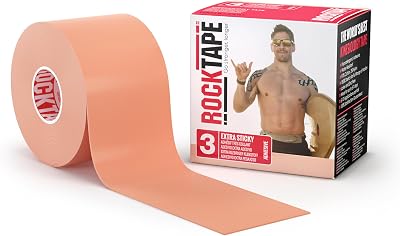 RockTape Unisex Adult H20 Sports Tape & Accessoires, Beige, 5 cm x 5 m