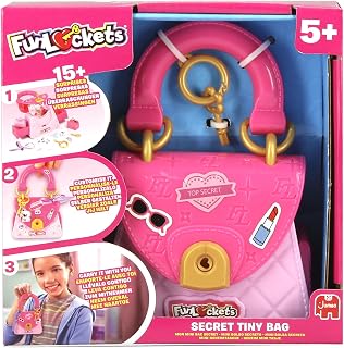 Funlockets, Geheim mini tasje, Tiny Bag - Tasje met geheimen vakjes - Vanaf 5 jaar - Met 15+ verrassingen, Speelgoed