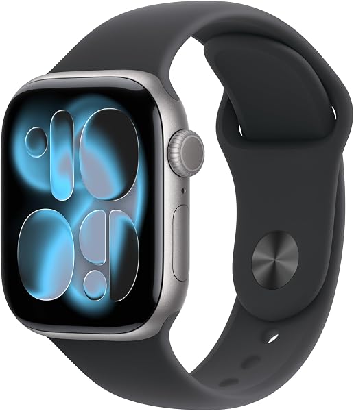 Apple Watch Series 11 GPS 42 mm Smartwatch met kast van spacegrijs - tweedehands - als nieuw — outlet/retourdeal