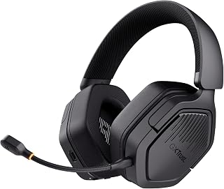 Trust GXT 1493 Ravox Draadloze Gaming Headset Bluetooth + 2.4 GHz PS5 PS4 Switch PC Mobile, 50mm Drivers, Koptelefoon Bluetooth 70 Uur Batterij, Wireless Headphones met Microfoon, Zwart | Voor PS5 PS4 Switch PC Xbox Mobile, 50 mm drivers, 70 uur batterij, lage latentie, gaming-headset met microfoon