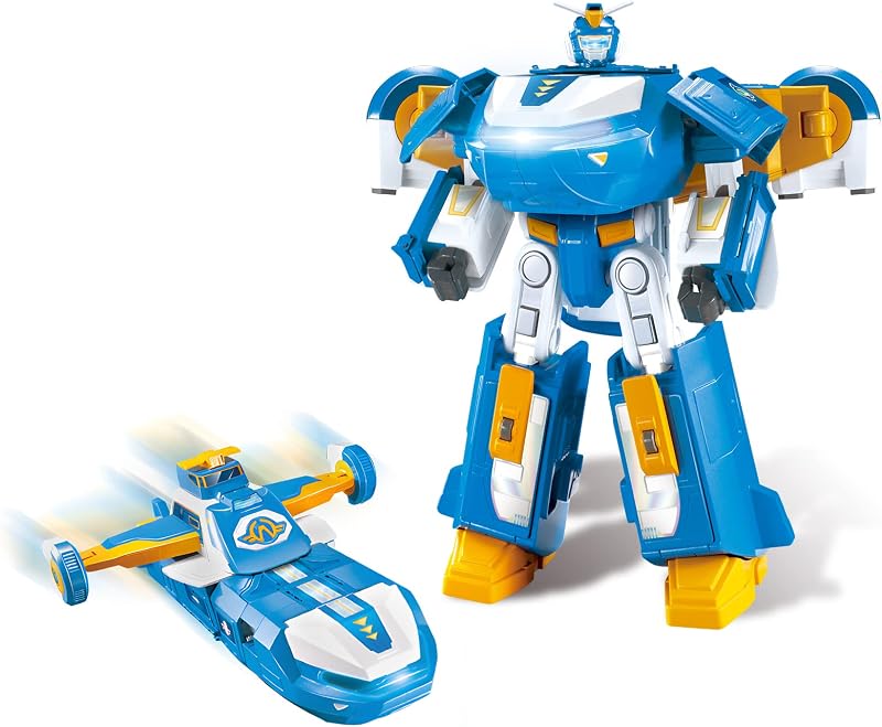 Super Wings 3-in-1 World Aircraft Transforming robot met licht- en - outlet/retourdeal