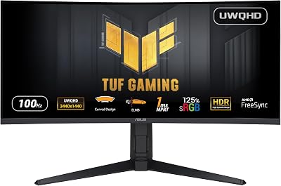 Dis 34 Asus VG34VQEL1A TUF Gaming Curved - outlet/retourdeal