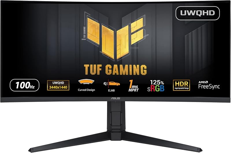Dis 34 Asus VG34VQEL1A TUF Gaming Curved - outlet/retourdeal