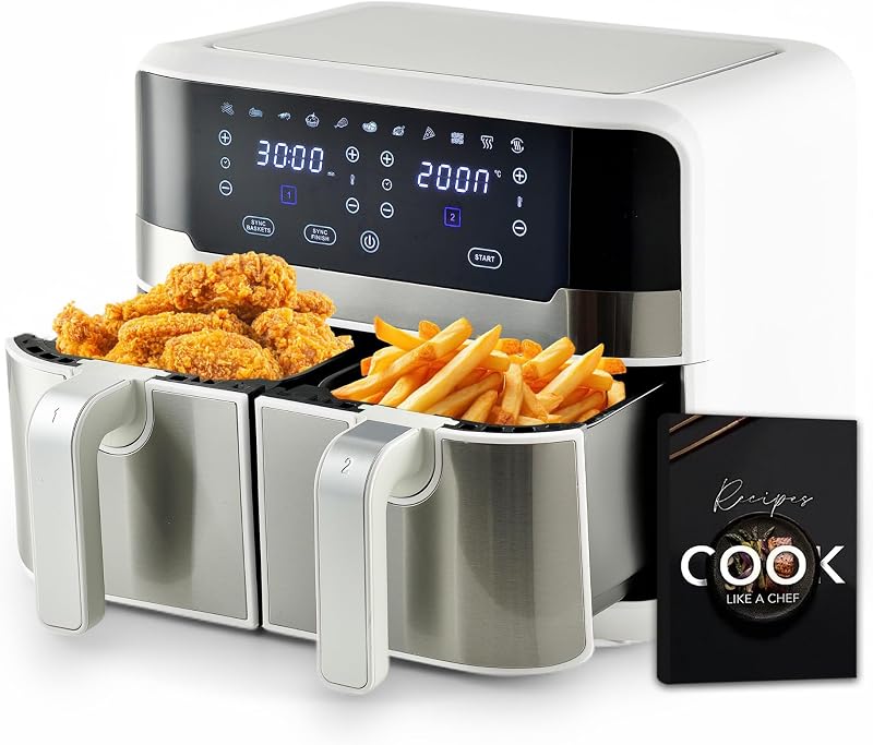 MasterPro Rocket Duo 900 Heteluchtfriteuse dubbel - outlet/retourdeal
