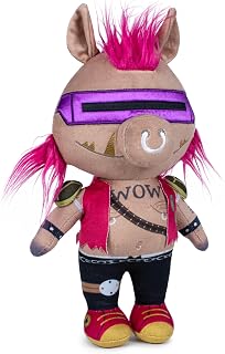 Famosa Softies Bebop 760024134 Ninja Turtles, pluche dier, Chaos Mutante, meet 30 cm, met details, als cadeau voor jongens en meisjes van alle leeftijden