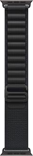 Apple Watch Band - Alpine Loop - 49 mm - Zwart - Medium