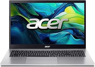 Acer Aspire Go 15 (AG15-42P-R6JZ) Laptop, 15,6" FHD IPS Display, AMD Ryzen 7 5825U, 32 GB RAM, 1 TB SSD, AMD Radeon Graphic, Windows 11, QWERTY Toetsenbord, zilver