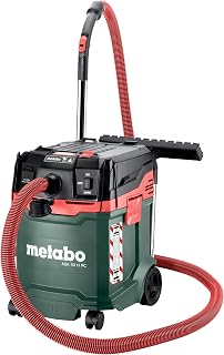 Metabo ASA 30 H PC alleszuiger – 602088000 – nat-/droogzuiger met geïntegreerde filterreiniging – 8 m kabellengte | PressClean-systeem, afzuiging van water en giftige stof, HEPA-filter, antistatische slang en accessoireset inbegrepen