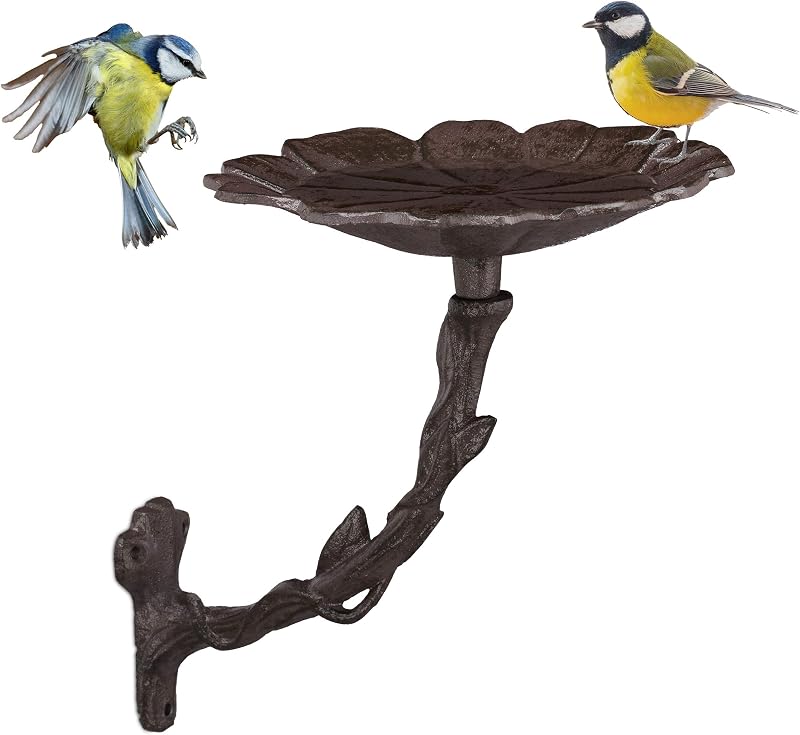 Relaxdays vogelbad van gietijzer - outlet/retourdeal