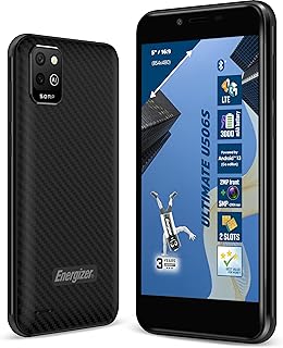 Energizer - Smartphone U506S - Goedkoop ontgrendeld 2GB RAM / 32GB ROM - 5" scherm - 3000 mAh Batterij - 5MP+QVGA achteruitrijcamera / 2MP Front - Android 13GB - Zwart