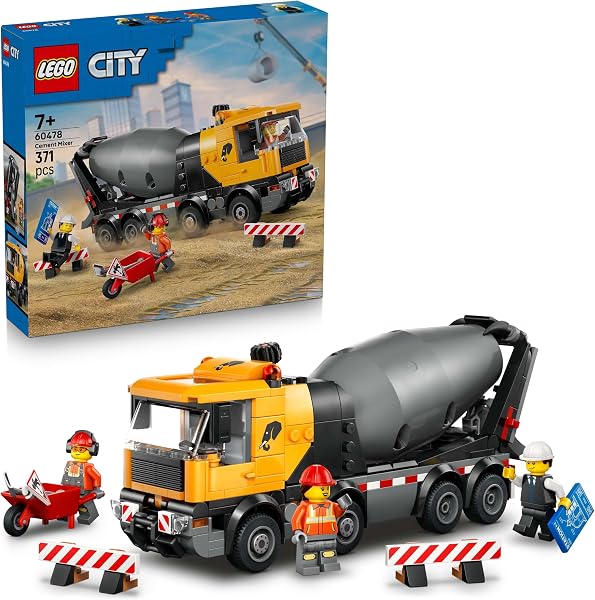 LEGO City Cement Mixer Truck Toy - tweedehands - als nieuw — outlet/retourdeal