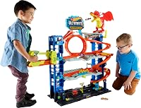 Hot Wheels City Ultimate Garage baanset met 2 die-cast auto's - outlet/retourdeal