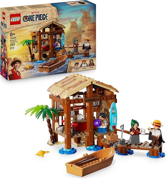 LEGO ONE PIECE Hut in Windmolendorp Bouwset - tweedehands - als nieuw — outlet/retourdeal