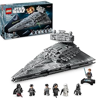 LEGO Star Wars 75394 Imperial Star Destroyer – Bouwbaar Ruimteschip Speelgoed met Gedetailleerd Interieur en 7 Minifiguren, incl. Darth Vader – Cadeau voor Vaderdag voor Fans van A New Hope