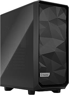 Fractal Design Meshify 2 Compact Zwart - Donker Getint Gehard Glas - ATX Flexibele High-Airflow Window Mid Tower Computer Case