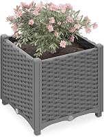Relaxdays plantenbak rotanlook - outlet/retourdeal