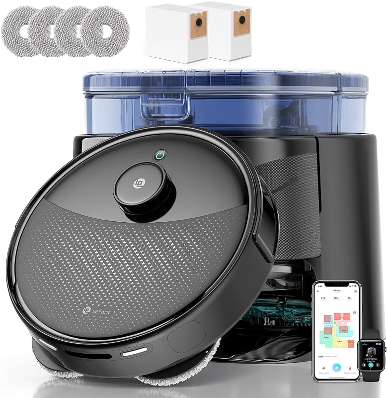 LEFANT M3 Max Stofzuiger- en dweilrobot - outlet/retourdeal