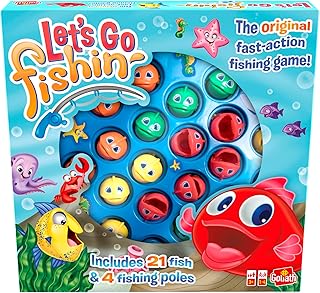 Goliath - Let's Go Fishin' Original | Bordspel voor Kinderen vanaf 3 Jaar, Visspel voor 1 tot 4 Spelers, Speelgoed ook Geschikt Cadeau voor Jongens en Meisjes