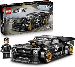 LEGO Speed Champions Ken Blocks '65 Ford Mustang Hoonicorn V1 Muscle Car Auto Speelgoed voor Kinderen - Bouwpakket met Minifiguur - Kinderkamer Decoratie - Cadeau voor Jongens Vanaf 9 Jaar 77262