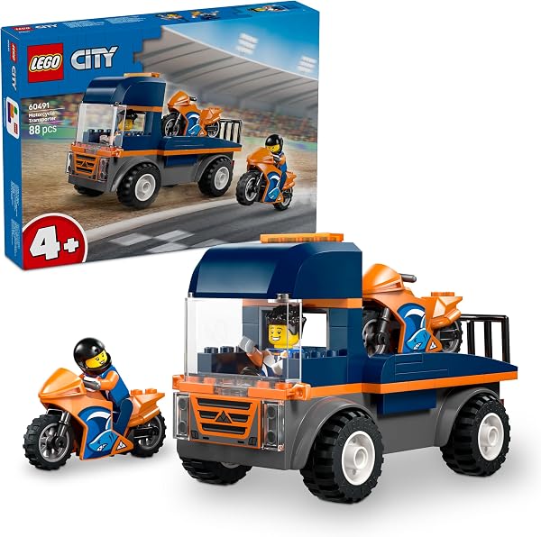 LEGO City Transportwagen voor Motoren - outlet/retourdeal