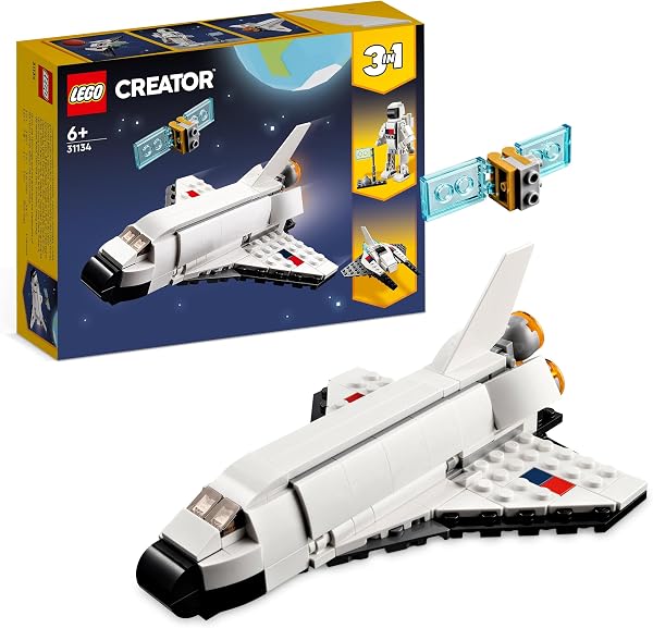 LEGO Creator 3in1 Space Shuttle Set Inclusief Astronaut Poppetje met - outlet/retourdeal