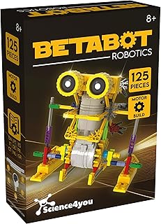 Science4you - Robotics Betabot - Robotica Kit voor Kinderen met 126 Stuks, Bouw je Robot Interactief, Constructies voor Kinderen, Robot om te Assembleren, Educatieve Spelletjes Kinderen 8-14 Jaar