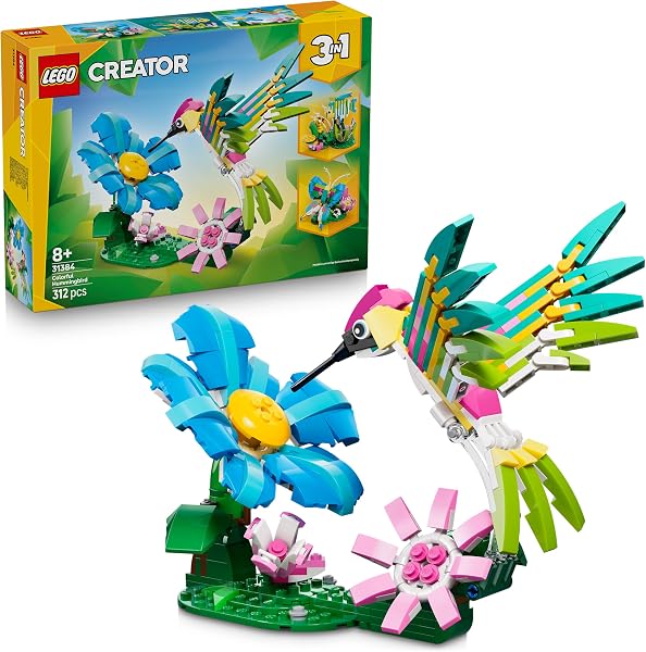 LEGO Creator 3in1 Wild Animals: Colourful Hummingbird - tweedehands - als nieuw — outlet/retourdeal