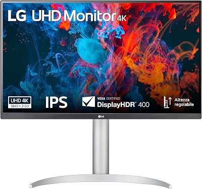 LG 27UP650K-W 27' UltraFine(TM) UHD 4K IPS Monitor