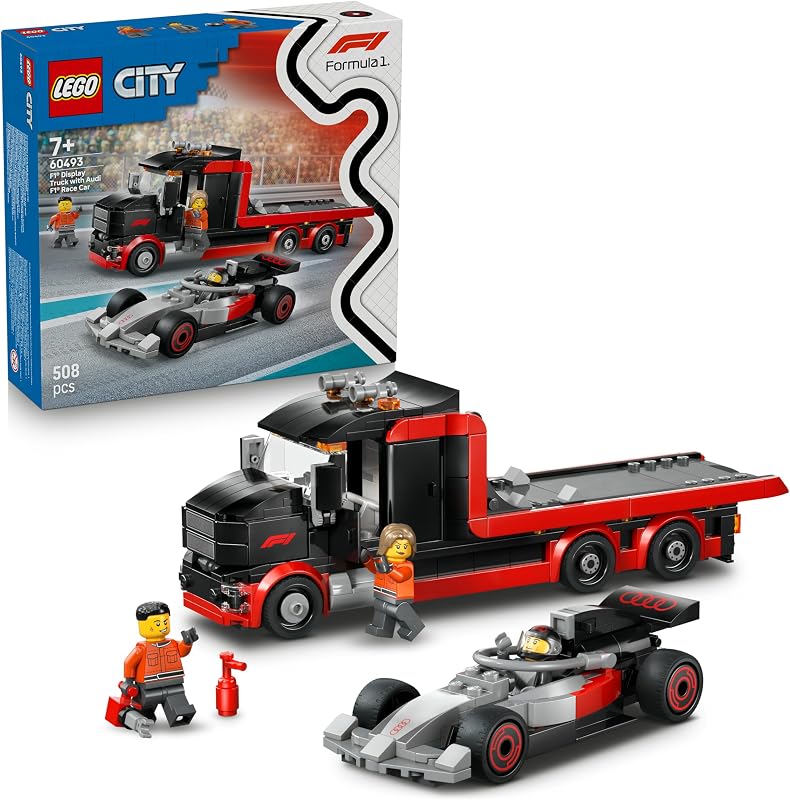 LEGO City F1 Displaytruck met Audi F1 Racewagen Speelgoed voor - outlet/retourdeal