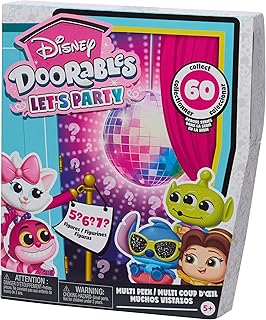 Disney Doorables Let's Party Multi-Peek verzamelfiguren, 3,8 cm figuren, speelgoed voor kinderen vanaf 5 jaar Just Play | 1,5 inch, speelgoed voor jongens en meisjes, vanaf 5 jaar