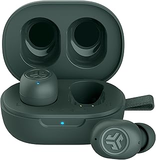 JLab JBuds Mini True Wireless Earbuds,Koptelefoon in het oor, Bluetooth-oortelefoon met microfoon, draadloze oordopjes, TWS Bluetooth-oordopjes met microfoon, USB-oplaadetui, EQ3-geluid, Sage Grey