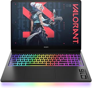 HP Omen MAX 16-ah0010ns Gaming Laptop 40,6 cm (16 inch), 2.5K WQXGA, 240Hz, Intel Ultra 9-275HX, 32GB RAM, 1TB, NVIDIA GeForce RTX 5080 16 GB, Windows 11, WiFi 7, Zwart, Spaans