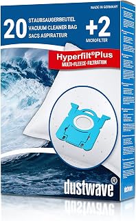 Dustwave 20 stofzuigerzakken, compatibel met AEG VX4-1-EB, VX4-1-GM-T, VX4-1-IW-P, VX4-1-OR, VX4-1-PM-P, VX4-1-WR-A, VX4-1-WR-P, VX6-1-CB-P, VX6-1-CB-T, VX6-1-EB-T. P, VX6-1-IW-5, VX6-1-LR