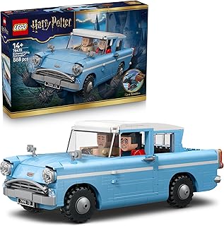 LEGO Harry Potter Betoverde Vliegende Ford Anglia Bouwpakket voor Kinderen - Auto Speelgoed met Harry, Ron en Hedwig Figuren - Vaderdag Cadeau voor Jongens, Meisjes en Tieners vanaf 14 Jaar - 76470