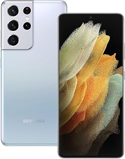Samsung Galaxy S21 Ultra 5G Smartphone 128GB, 12GB RAM, Dual SIM, zilver