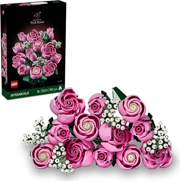 LEGO Botanicals Roze Rozenboeket Bouwpakket voor Volwassenen - tweedehands - als nieuw — outlet/retourdeal