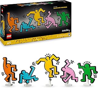 LEGO Art Keith Haring - Dansende Figuren Bouwpakket voor Volwassenen - Kleurrijke DIY Muurdecoratie - Kantoor Decoratie of Woonaccessoire - Creatief Cadeau voor Mannen en Vrouwen - 31216