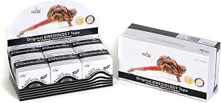 Nasara Originele kinesiologische fysio sporttape: 6-delige doos met 6 tapes voor sport en geneeskunde incl. gratis video-instructies, rolgrootte 5cm x 5m, zwart | 6-delige doos met 6 tapes, voor sport en geneeskunde, gratis video-instructies inbegrepen, rolgrootte 5 cm x 5 m