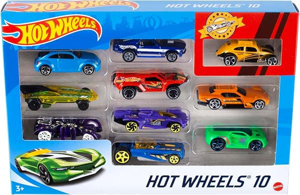Hot Wheels 10-pack (modellen kunnen variëren) - outlet/retourdeal