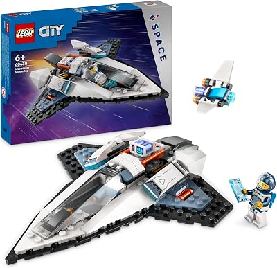 LEGO City Interstellair ruimteschip Ruimte Speelgoed voor Kinderen, Leuk Cadeau voor Jongens en Meisjes vanaf 6 jaar, Bouwpakket met Ruimteschip Model en Astronaut Minifiguur 60430