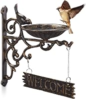 Relaxdays vogelbad met welkomstbordje ''welcome'' - outlet/retourdeal