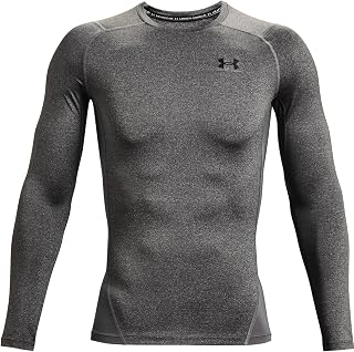 Under Armour Heren Heatgear-Basislaagtop Met Lange Mouwen, Black