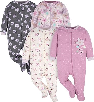 Gerber® Unisex Baby 4 Pack Sleep 'N Play Footie Pajamas - outlet/retourdeal