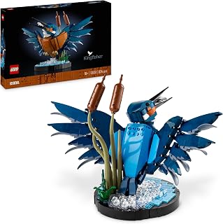 LEGO 10331 Icons IJsvogel model, cadeau voor vogelaars en liefhebbers van ornithologie, creatieve bouwset voor volwassenen, bureaudecoratie voor thuis en kantoor, een ontspannend project
