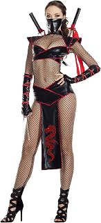 Alluring Ninja Fancy Dress Costume for Women Small