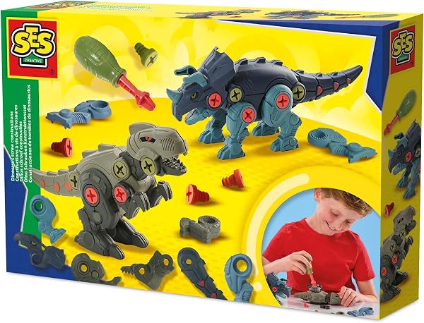 SES Creative 14291 dino-schroefconstructies - outlet/retourdeal