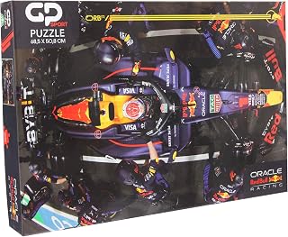 GP Moto Sport Red Bull Racing 2D-puzzel, 1000 stukjes, statisch F1-auto-design, zeer gedetailleerde kunstwerken, ideaal voor racesportfans en verzamelaars, 68,5 x 50,8 cm